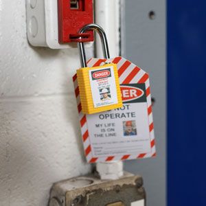 Brady Safety Padlock Labels