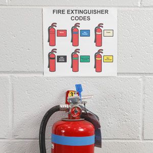 Safety and fire protection equipment visuals