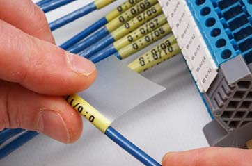 Shop self-laminating wire and cable labels.