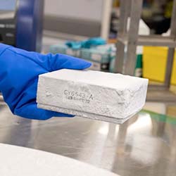 A case full of crygenic vials.