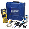 A Brady M610 Bluetooth Handheld Label Maker with Workstation Product & Wire ID Software and Hard Case
