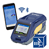 A Brady M611 Bluetooth Label Printer with Workstation Product & Wire ID Software and Hard Case