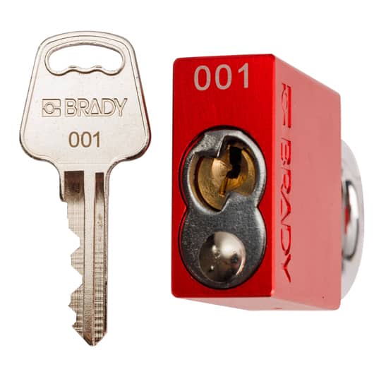Aluminum Safety Lockout Padlocks Keyed Alike Sets, Unique Quantity