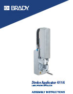 A8500 Stroke Applicator 4114 Manual