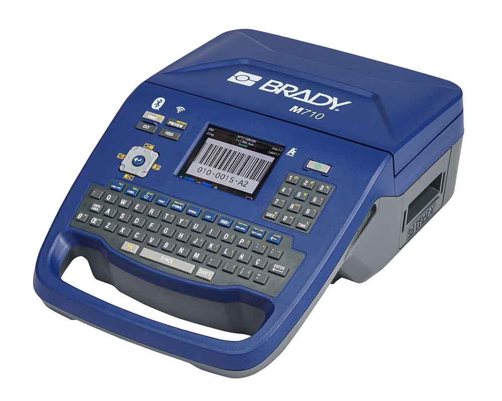 The M710 Brady portable printer.
