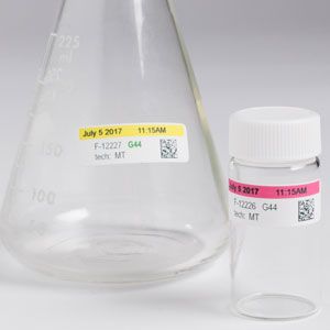 Lab Glassware - Laboratory Color Label Identification by Brady 