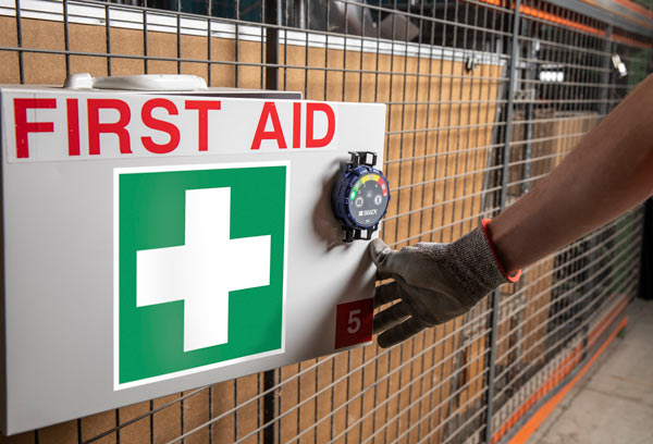 First Aid Supplies sign