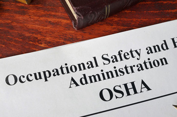 An official document that says 'Occupational Safety and Health Administration' at the top.