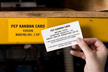 Brady Kanban Supply Reorder Card