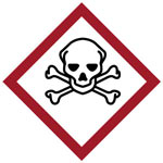 Chemical safety symbol for skull and crossbones