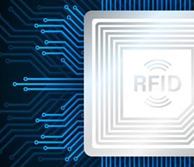 RFID asset tracking chip